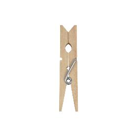PACK 24 UDS PINZAS MADERA PRIMERA CALIDAD 7CM