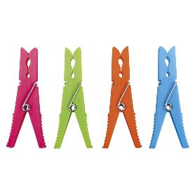 PACK 12 UDS PINZAS PLÁSTICO GRANDES 9CM