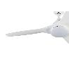 VENTILADOR DE TECHO BLANCO CON LUZ LED 132 CM 55 W