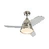 VENTILADOR DE TECHO DE ACERO CON LUZ LED 92 CM 55 W