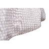 MANTEL REDONDO TOPOS BLANCOS  ANTIMANCHAS RESINADO CONFECCIONADO 50% ALGODÓN 50% POLIESTER 1,40 M