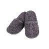 ZAPATILLAS BAÑO GRIS ANTRACITA MODELO PIEDRA TALLA.M