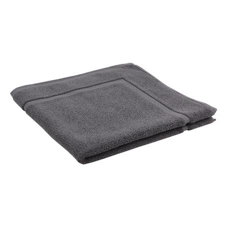ALFOMBRA BAÑO GRIS ANTRACITA GR.1000 MODELO PIEDRA 60X60CM