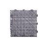 SET DE 4 UDS. LOSETA ALVEOLADA GRIS CLARO DE PVC 33 X 33 X 2 CM
