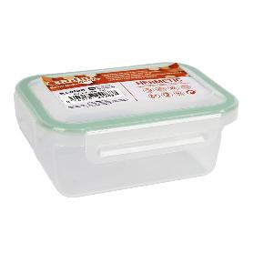 FIAMBRERA VERDE RECTANGULAR CON JUNTA BI-MATERIA MODELO YUBA 1 L