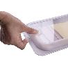 PACK DE 4  PORTAEMBUTIDOS APILABLE CREMA, AZUL, VERDE, NUDE 25 X 17 X 3 CM