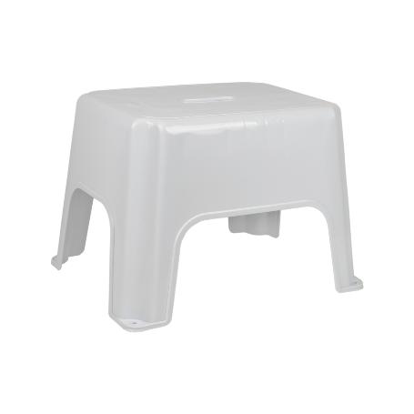 TABURETE BLANCO 40X30X28   CAJA 6 UNID.