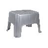 TABURETE BLANCO 40X30X28   CAJA 6 UNID.