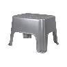TABURETE BLANCO 40X30X28   CAJA 6 UNID.