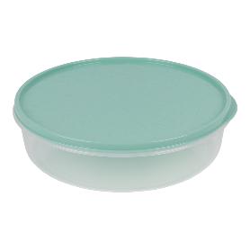 FIAMBRERA TORTILLA REDONDA VERDE 24.5X6.5CM   CAJA 6 UNID.