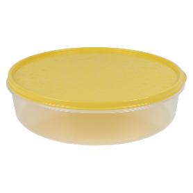 FIAMBRERA TORTILLA REDONDA AMARILLO  24.5X6.5CM   CAJA 6 UNID.