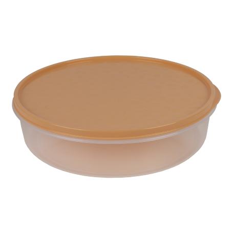 FIAMBRERA TORTILLA REDONDA NARANJA   24.5X6.5CM   CAJA 6 UNID.