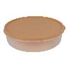FIAMBRERA TORTILLA REDONDA NARANJA   24.5X6.5CM   CAJA 6 UNID.