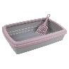 ARENERO PARA GATOS COLOR GRIS 47 X 31 X 11 CM   CAJA 6 UNID.