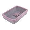 ARENERO PARA GATOS COLOR VERDE AGUA 47 X 31 X 11 CM   CAJA 6 UNID.