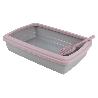 ARENERO PARA GATOS COLOR VERDE AGUA 47 X 31 X11 CM VENTA UNITARIA