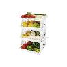 VERDULERO BLANCO 3 CESTAS  62X39X32 CM