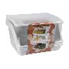 VERDULERO BLANCO 3 CESTAS  62X39X32 CM