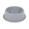 COMEDERO REDONDO  GRIS CLARO 24.5X7.5 CM   CAJA 6 UNID.