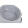 COMEDERO REDONDO  GRIS CLARO 24.5X7.5 CM   CAJA 6 UNID.