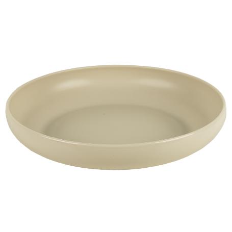 PLATO BEIGE 20CM MODELO NARA 850ML (VENTA UNITARIA)