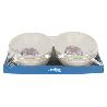 FUENTE OVALADA VERDE AGUA 24X16X5.5CM MODELO NARA 1080ML VENTA UNITARIA