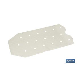 ALFOMBRA ANTIDESLIZANTE CON VENTOSAS BAÑERA/DUCHA BLANCO 36 X 72 CM