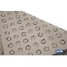 ALFOMBRA PLUS  ANTIDESLIZANTE CON VENTOSAS BAÑERA/ DUCHA BEIS PIEDRA 60 X 60 CM