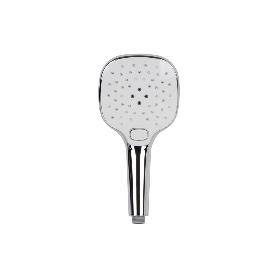MANGO DUCHA CROMADO/BLANCO CON 3 FUNCIONES