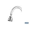 AIREADOR DE GRIFO COCINA 4 FUNCIONES  5.8 X 8 CM METRICA 22 MM