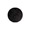 CABEZAL DE DUCHA REDONDO EXTRAFINO DE ACERO INOXIDABLE 304 NEGRO MATE Ø24,5 CM