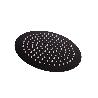 CABEZAL DE DUCHA REDONDO EXTRAFINO DE ACERO INOXIDABLE 304 NEGRO MATE Ø24,5 CM