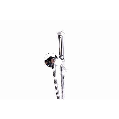 DUCHA HIGIÉNICA PARA INODORO AGUA FRÍA Y CALIENTE COLOR INOX 13 X 7,5 X 10 CM