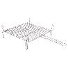 PARRILLA DOBLE INOX 400 X 400MM