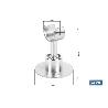 SOPORTE DE DUCHA PARA PARED ACERO INOXIDABLE  304