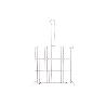 PARRILLA DOBLE INOX 500 X 500MM