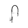 GRIFO COCINA MONOMANDO TUBO FLEXIBLE NEGRO 25 MM