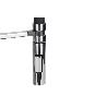 GRIFO COCINA MONOMANDO TUBO FLEXIBLE NEGRO 25 MM