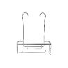 CESTA DUCHA PORTAGEL ACERO INOXIDABLE 304
