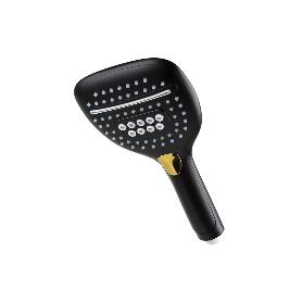 MANGO DUCHA NEGRO MATE 3 FUNCIONES