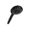 MANGO DUCHA NEGRO MATE 5 FUNCIONES