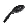 MANGO DUCHA NEGRO MATE 5 FUNCIONES