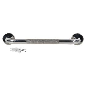 BARRA DE APOYO RECTA ANTIDESLIZANTE DE ACERO INOXIDABLE 304 (30 X 2.5 CM)