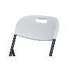 SILLA PLEGABLE BLANCA 46X53X88 CM   CAJA 2 UNID.
