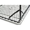 MESA PLEGABLE CUADRADA BLANCA 88X88X74CM