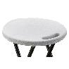TABURETE PLEGABLE BLANCO 33X30X46CM   CAJA 4 UNID.