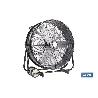 VENTILADOR INDUSTRIAL DE SUELO  NEGRO CON 3 VELOCIDADES Ø60 CM 250 W