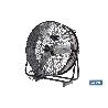 VENTILADOR INDUSTRIAL DE SUELO  NEGRO CON 3 VELOCIDADES Ø60 CM 250 W
