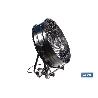 VENTILADOR INDUSTRIAL DE SUELO  NEGRO CON 3 VELOCIDADES Ø60 CM 250 W