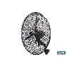 VENTILADOR INDUSTRIAL DE PARED NEGRO Ø75 CM 200 W